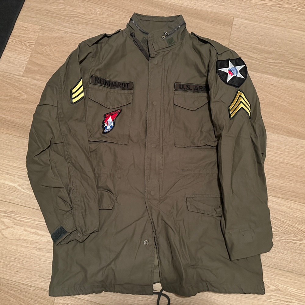 US army m65 jacket John Lennon green lightweight